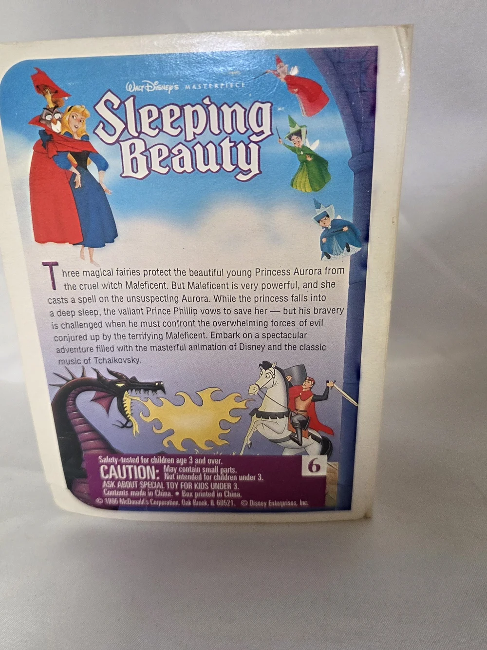McDonald's Happy‎ Meal Toy 1996 Disney Masterpiece Sleeping Beauty